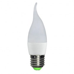 nasvet.ledlampaLemansosvechana vetruC37T E27 4,2W 380LM 6500K